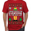 Room For Everyone On The Nice List Christmas Movie Quote  Ugly Christmas Sweater Men's T-Shirt