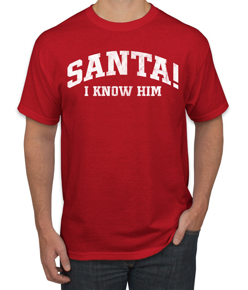 Vintage Movie Quote Santa! I Know Him Christmas Men's T-Shirt