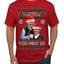 Beginning To Look Like You Miss Us Trump Carlson 24 Ugly Christmas Sweater Men's T-Shirt