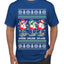 Holiday Spirits Drink Drank Drunk Snowmen Ugly Christmas Sweater Men's T-Shirt