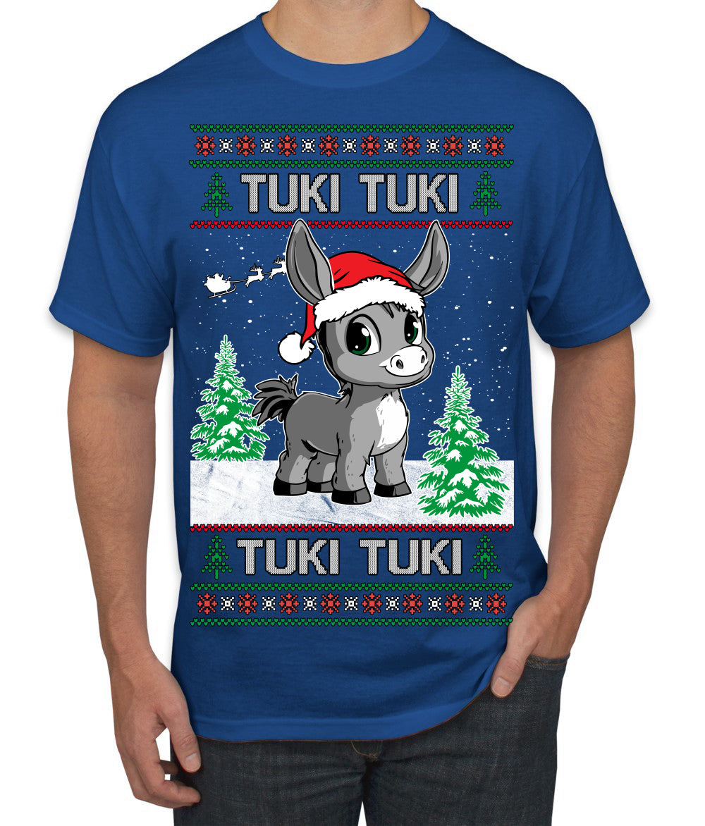 Tuki Tuki Tuki Funny Spanish Music Lyrics Ugly Christmas Sweater Men's T-Shirt