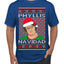 Office Phyllis Navidad Happy Holiday Ugly Christmas Sweater Men's T-Shirt