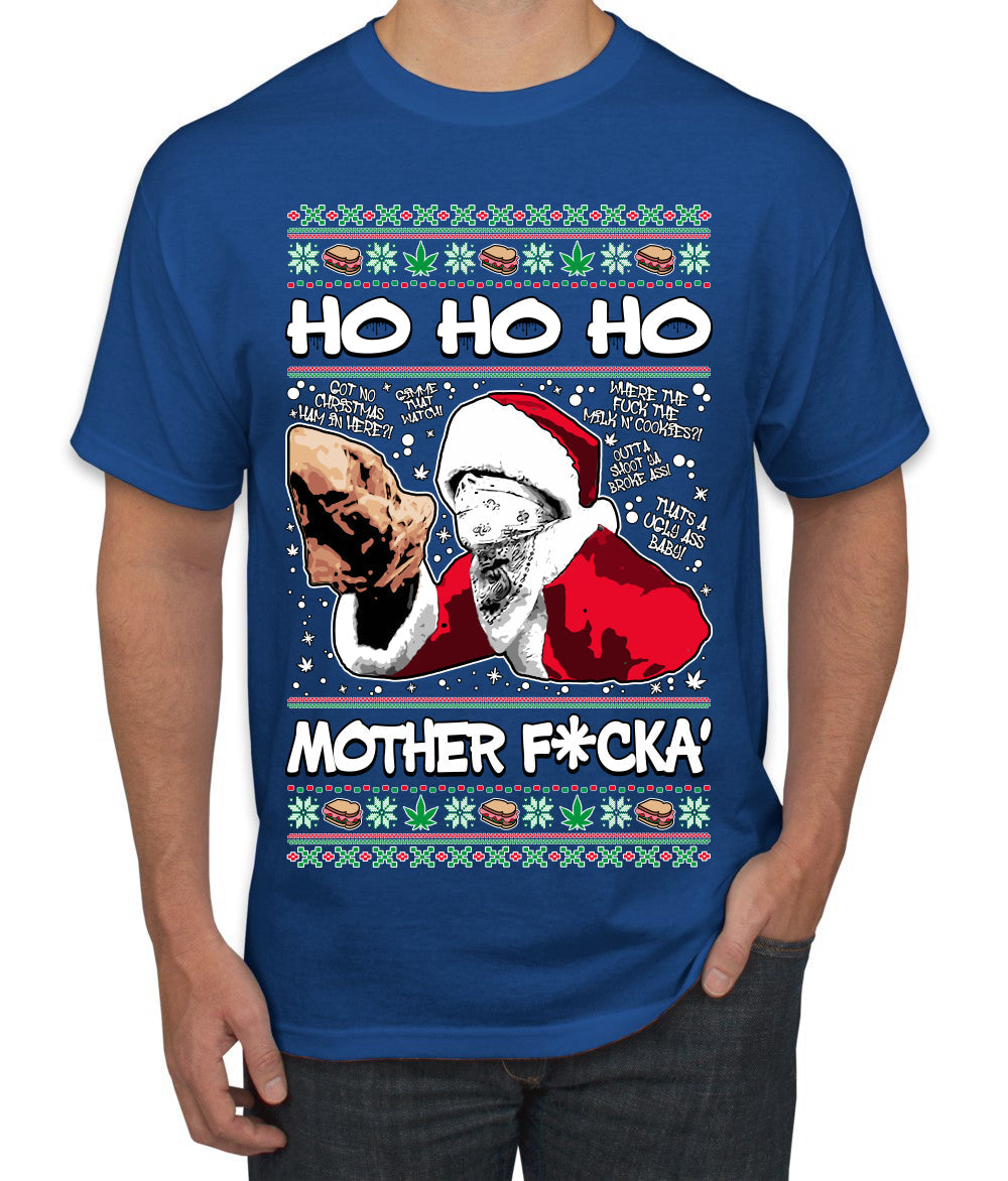Friday Hood Santa  Ugly Christmas Sweater Men's T-Shirt