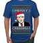 Merry Creedmas Office Humor TV  Ugly Christmas Sweater Men's T-Shirt