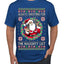 Always Shooting For The Naughty List Ugly Christmas Sweater Men's T-Shirt