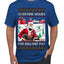 Overtime Hours Rich Men North of Richmond Ugly Christmas Sweater Men's T-Shirt
