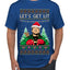 Let's Get Lit Clark Vacation Ugly Christmas Sweater Men's T-Shirt