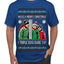 I Triple Dog Dare Ya Merry Story Ugly Christmas Sweater Men's T-Shirt