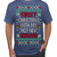 First Christmas With My Hot New Husband Classic Newlywed Ugly Christmas Sweater Men's T-Shirt