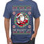 Always Shooting For The Naughty List Ugly Christmas Sweater Men's T-Shirt