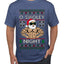 O Swoley Night, Exercise and Fitness Enthusiast, Ugly Christmas Sweater Men's T-Shirt