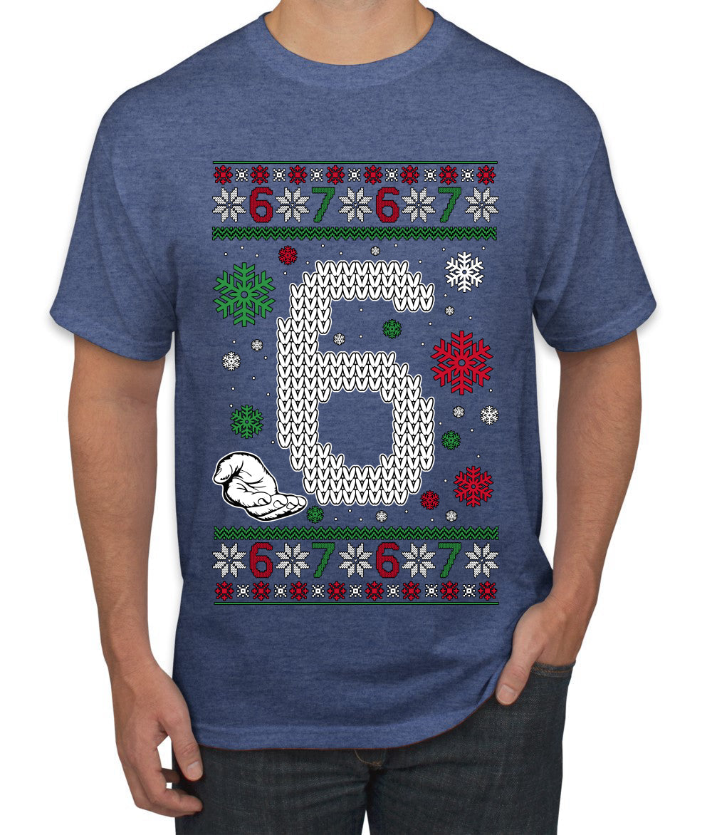 Christmas 6 Meme, Ugly Christmas Sweater Unisex Men's T-Shirt