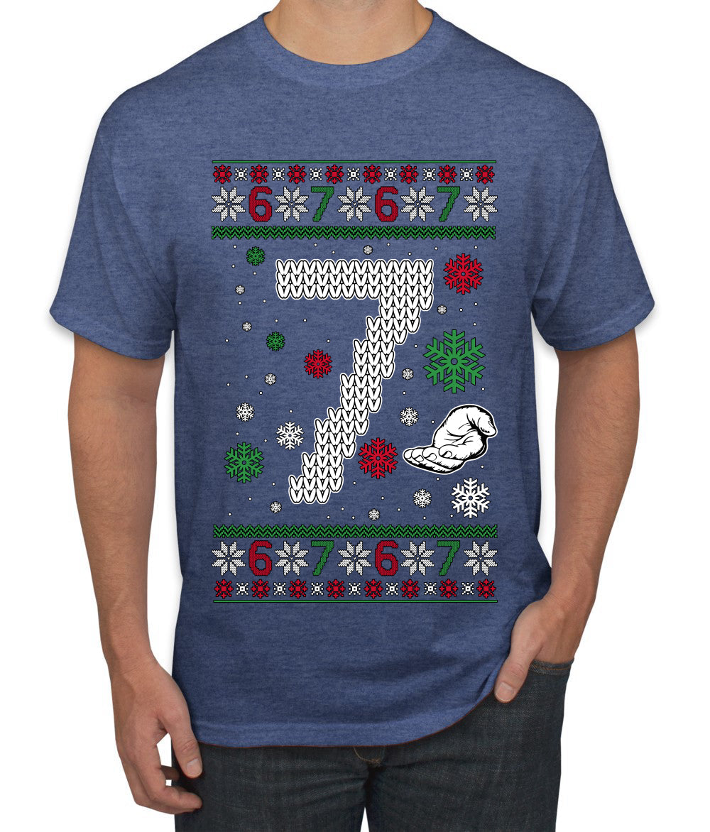 Christmas 7 Meme, Ugly Christmas Sweater Unisex Men's T-Shirt