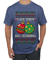 Big and Bobbing, Funny Ugly Christmas Sweater Unisex Men's T-Shirt
