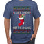 Hefty And Hung Christmas Sweater, Funny  Ugly Christmas Sweater Men's T-Shirt