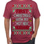 First Christmas With My Hot New Husband Classic Newlywed Ugly Christmas Sweater Men's T-Shirt