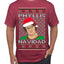 Office Phyllis Navidad Happy Holiday Ugly Christmas Sweater Men's T-Shirt