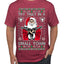 Try That In A Small Town Christmas Ugly Christmas Sweater Men's T-Shirt
