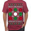 Deck the Halls with Bocce Balls, Funny Classic Italy Italian Sports Ugly Christmas Sweater Men's T-Shirt