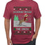 Dachshund Through The Snow, Cute Dog Christmas Sweater, Ugly Christmas Sweater Men's T-Shirt