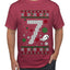 Christmas 7 Meme, Ugly Christmas Sweater Unisex Men's T-Shirt