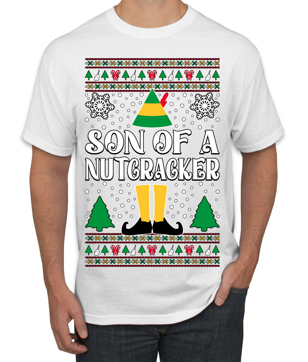 Son Of A Nutcracker Christmas Movie Quote  Ugly Christmas Sweater Men's T-Shirt