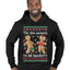 Tis Season to get Naughty Xmas Ugly Christmas Sweater Christmas Premium Graphic Hoodie Sweatshirt