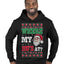 Where my Hos At Santa Funny Ugly Christmas Sweater Premium Graphic Hoodie Sweatshirt