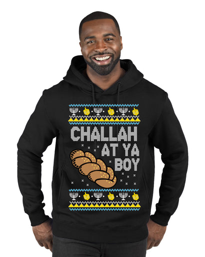 Challah At Ya Boy Ugly Christmas Sweater Premium Graphic Hoodie Sweatshirt