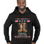 This Christmas RED Remember Everyone Deployed Veteran Ugly Christmas Sweater Premium Graphic Hoodie Sweatshirt