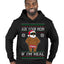 Ask Your Mom If I'm Real Funny Black Santa Claus Censored Ugly Christmas Sweater Premium Graphic Hoodie Sweatshirt