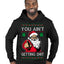 You Ain't Getting Shit Funny Santa Claus Ugly Christmas Sweater Premium Graphic Hoodie Sweatshirt