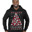 Is This Jolly Enough? Skeleton Skull Christmas Tree Ugly Christmas Sweater Premium Graphic Hoodie Sweatshirt