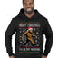 Merry Christmas Ya Filthy Humans Funny Sasquatch Bigfoot Ugly Christmas Sweater Premium Graphic Hoodie Sweatshirt