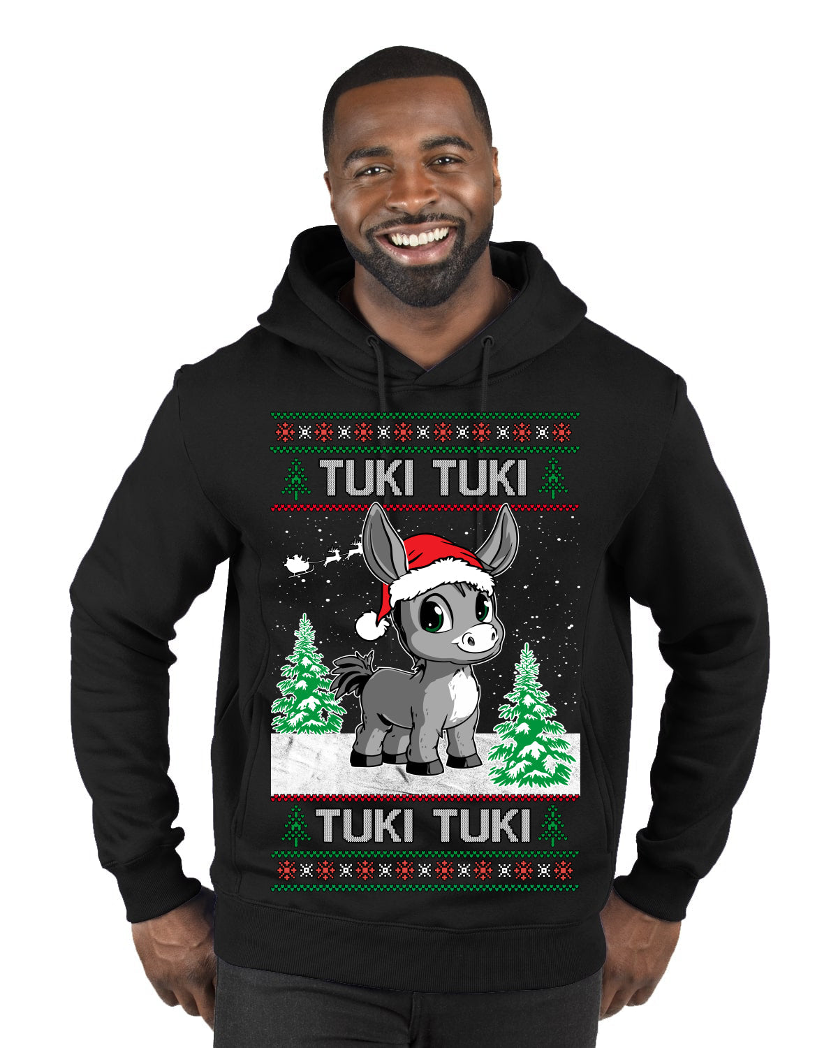 Tuki Tuki Tuki Funny Spanish Music Lyrics Ugly Christmas Sweater Premium Graphic Hoodie Sweatshirt