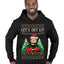 Let's Get Lit Clark Vacation Ugly Christmas Sweater Premium Graphic Hoodie Sweatshirt