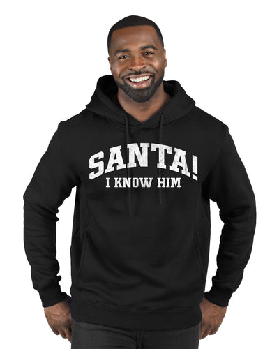 Vintage Movie Quote Santa! I Know Him Christmas Premium Graphic Hoodie Sweatshirt