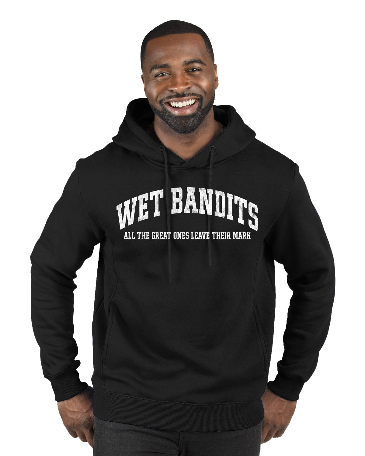 Vintage Movie Quote Wet Bandits Leave They're Mark Christmas Premium Graphic Hoodie Sweatshirt