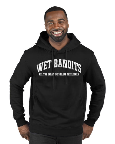 Vintage Movie Quote Wet Bandits Leave They're Mark Christmas Premium Graphic Hoodie Sweatshirt