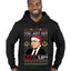 Just Got Litt Up Louis Tv Show Parody Ugly Christmas Sweater Premium Graphic Hoodie Sweatshirt
