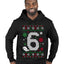 Christmas 6 Meme, Ugly Christmas Sweater Unisex Premium Graphic Hoodie Sweatshirt
