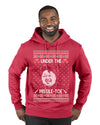 Under The Missle Toe Ugly Christmas Sweater Premium Graphic Hoodie Sweatshirt
