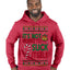 It's Not Going to Suck Itself Funny Candy Cane Ugly Christmas Sweater Premium Graphic Hoodie Sweatshirt