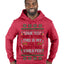 Due to Inflation This is My Ugly Christmas Sweater | Funny Ugly Christmas Sweater Premium Graphic Hoodie Sweatshirt