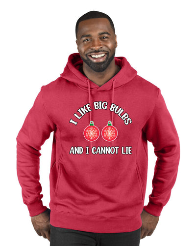 I Like Big Bulbs and I Cannot Lie | Funny Ugly Christmas Sweater Premium Graphic Hoodie Sweatshirt