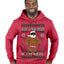Ask Your Mom If I'm Real Funny Black Santa Claus Censored Ugly Christmas Sweater Premium Graphic Hoodie Sweatshirt