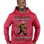 Merry Christmas Ya Filthy Humans Funny Sasquatch Bigfoot Ugly Christmas Sweater Premium Graphic Hoodie Sweatshirt