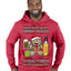 Arriba Abajo Al Centro Pa'Dentro Cheers to Health Salud Ugly Christmas Sweater Premium Graphic Hoodie Sweatshirt
