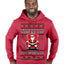 What Happens on Santa's Lap Stays on Santa's Lap, Funny Dirty X Rated Naughty Ugly Christmas Sweater Premium Graphic Hoodie Sweatshirt