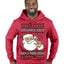 Santa Knows You've Been a Dumb Bitch Funny Vulgar Dirty Ugly Christmas Sweater Premium Graphic Hoodie Sweatshirt